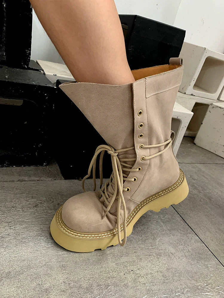 Ex-Boyfriend Leather Boots