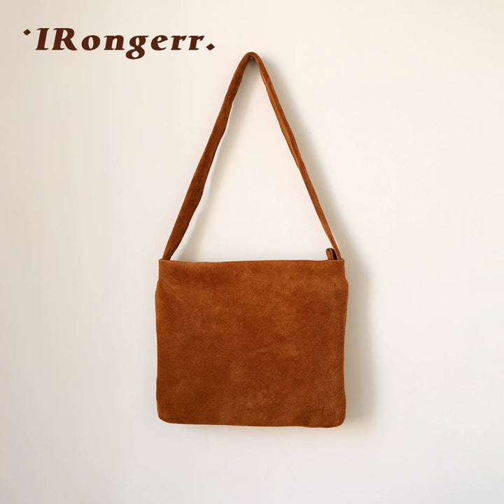 Brown Leather Underarm Bag