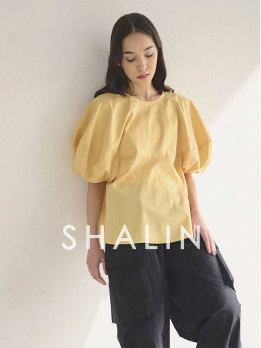 Summer Lantern Sleeve Blouse