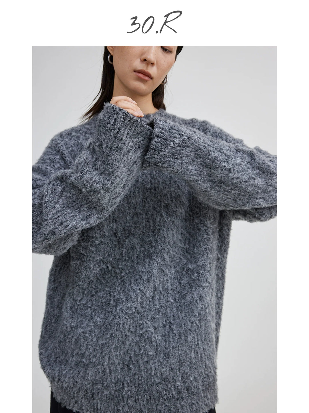 Yak Wool Round Neck Sweater