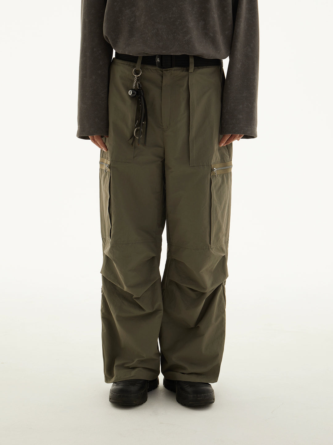 Nylon Cargo Trousers