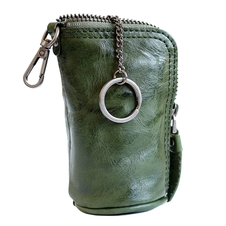 Leather Key Coin Pouch