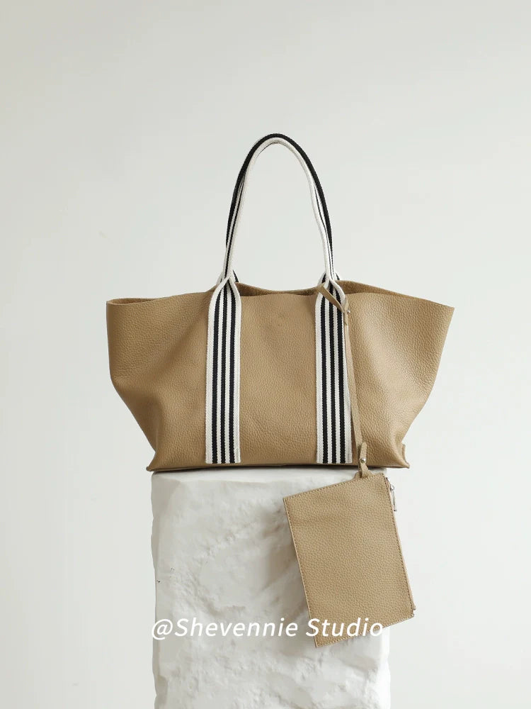 Lychee Leather Tote