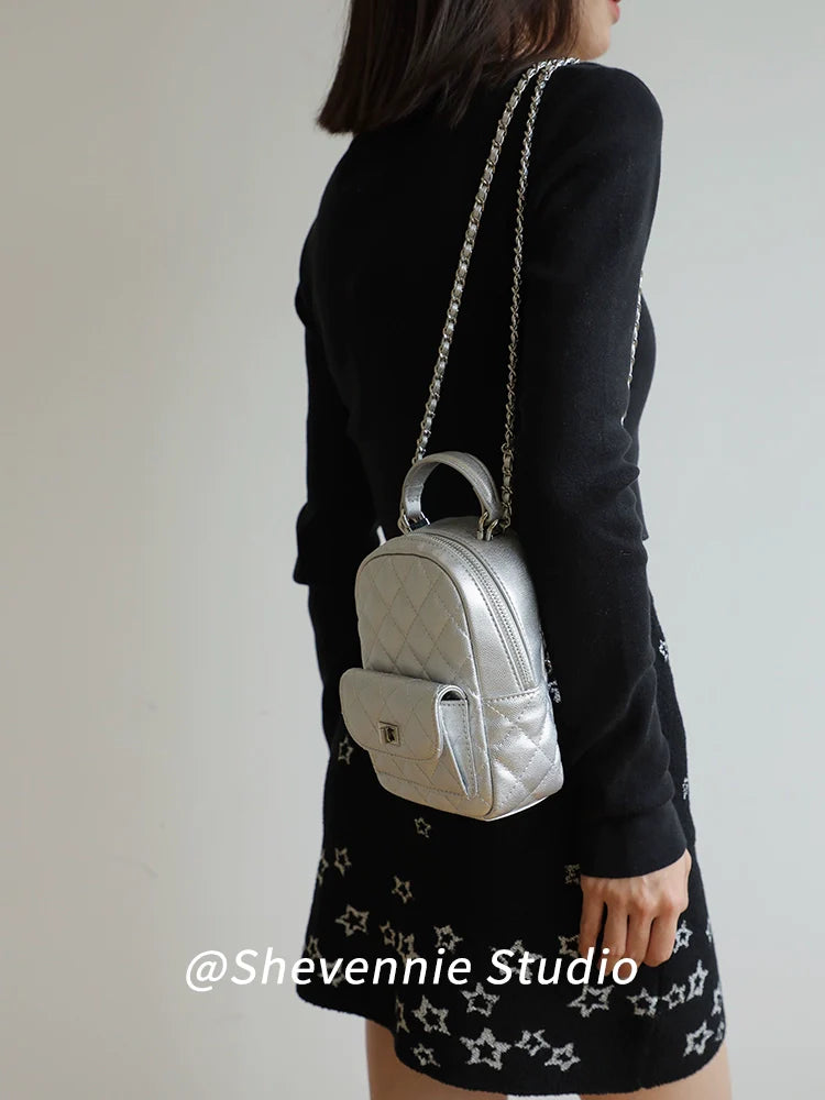 Shevennie Mini Chain Backpack