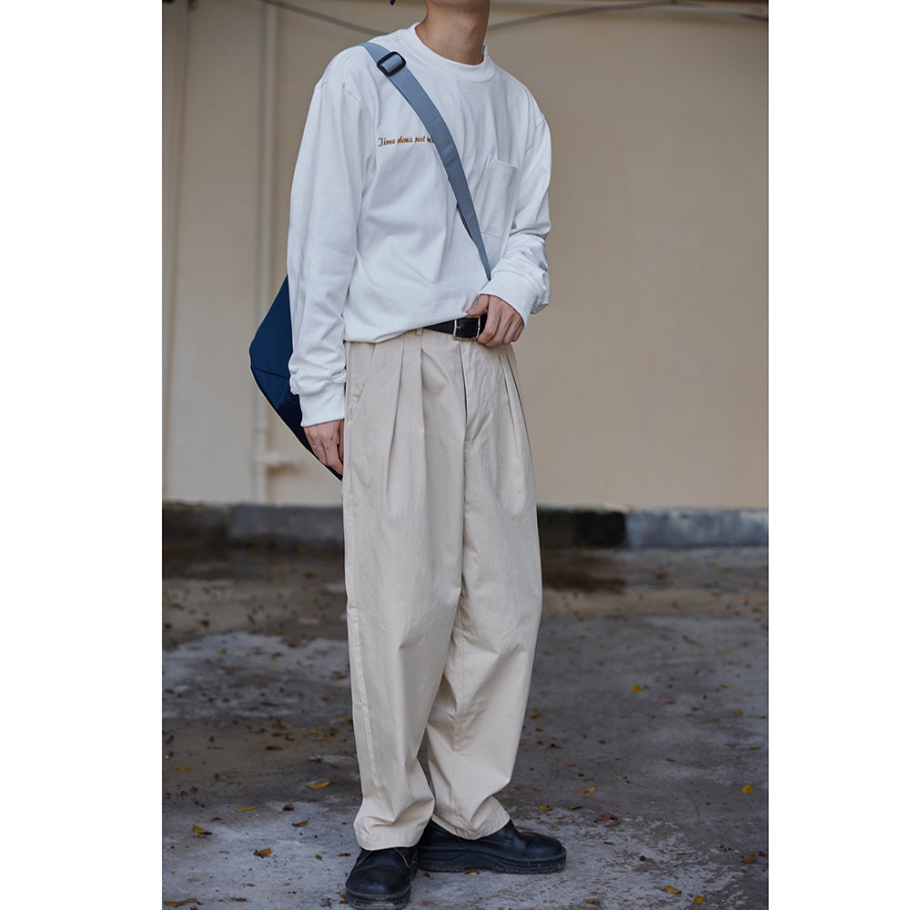 Drape Casual Pants