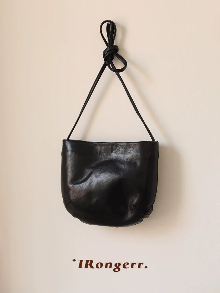 Leather Shell Crossbody