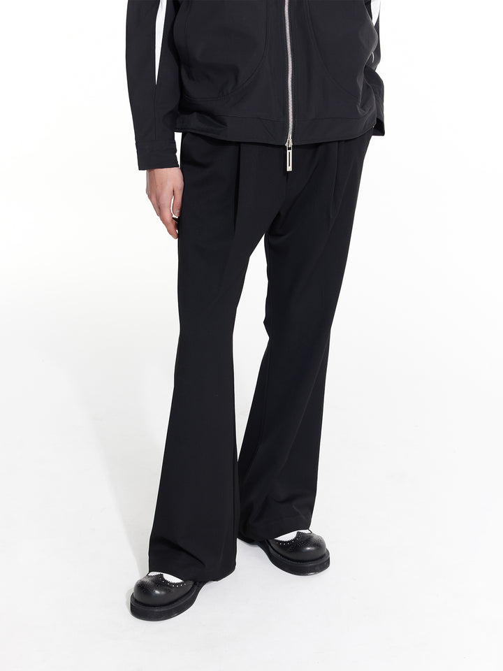 Flared Lightweight Trousers