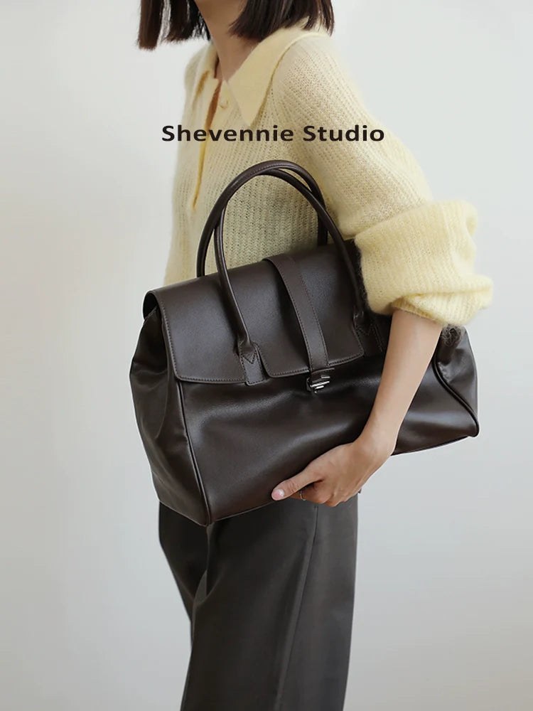 Elevate Leather Tote