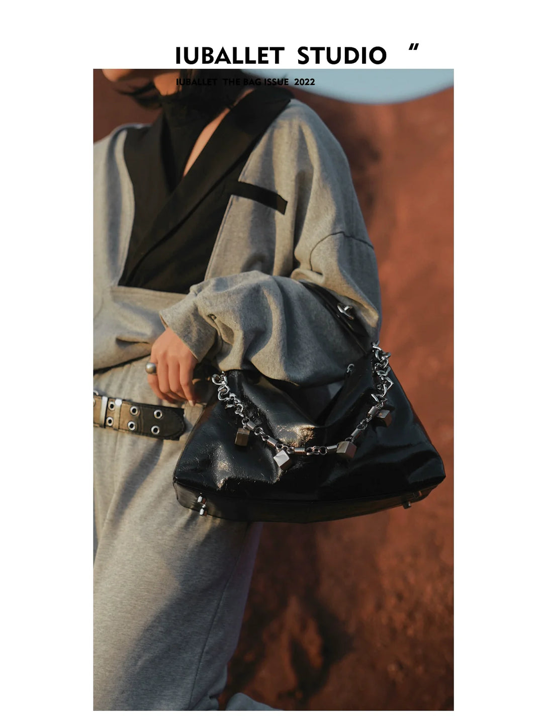 Mist Leather Chain Bag