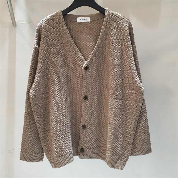 Textured Knitted Cardigan