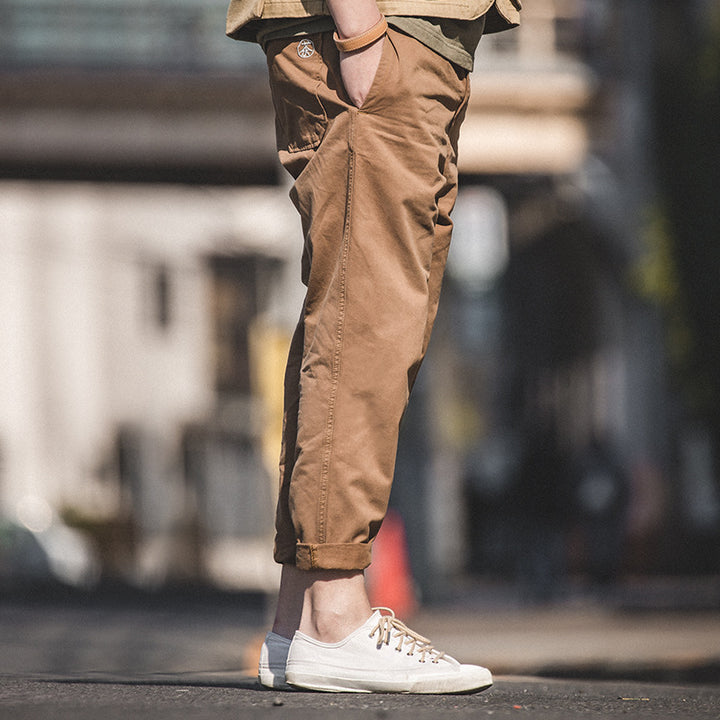 Casual Nine-Point Pants