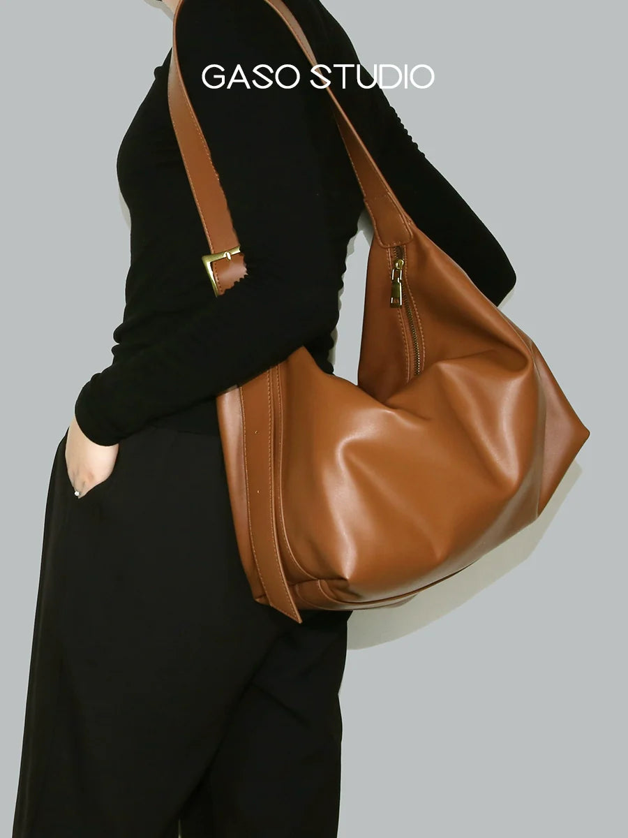 Leather Commuter Tote