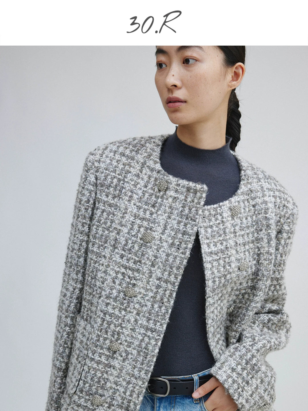 Wool Double-Breasted Jacket