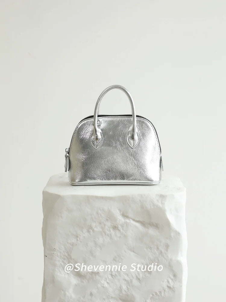 Shell Mini Leather Bag