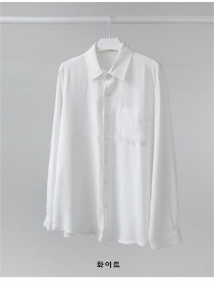 Linen Sunscreen Shirt