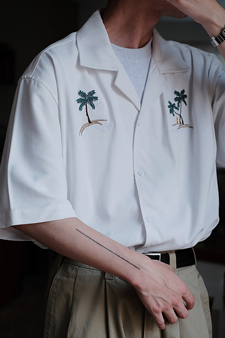 Aloha Coconut Print Shirt