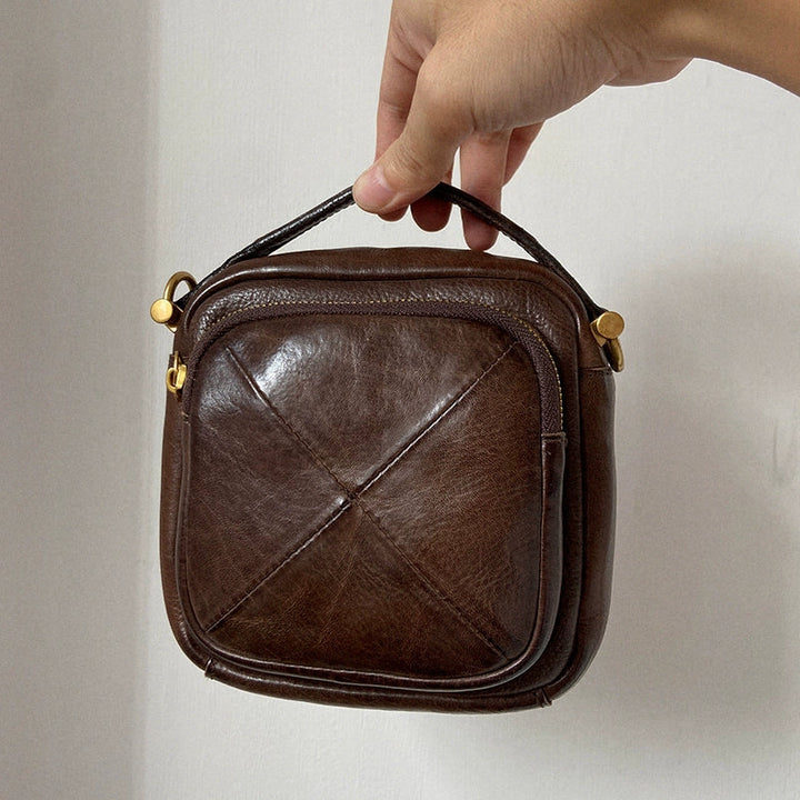 Soft Cowhide Messenger Bag