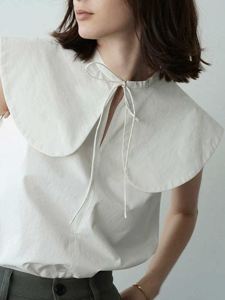 Cotton Doll Collar Shirt