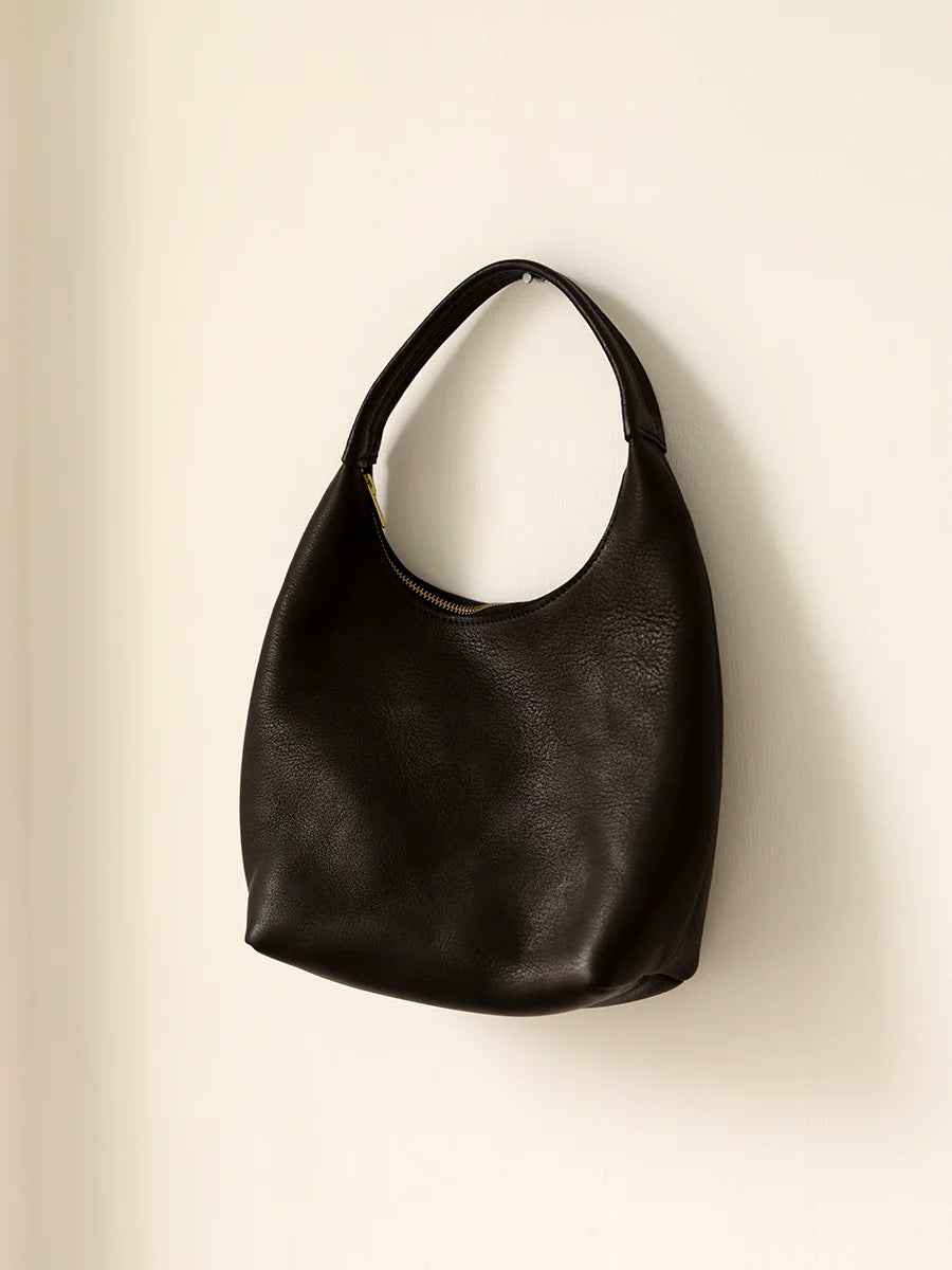 Deerskin Crescent Handbag