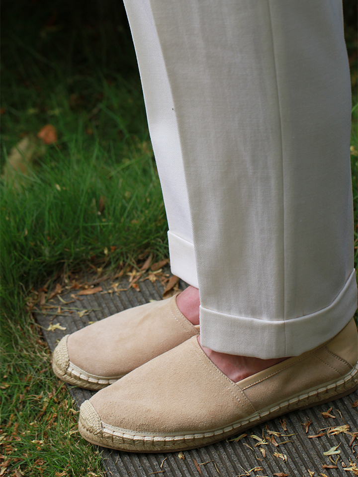 Yizhi Suede Fisherman Loafers