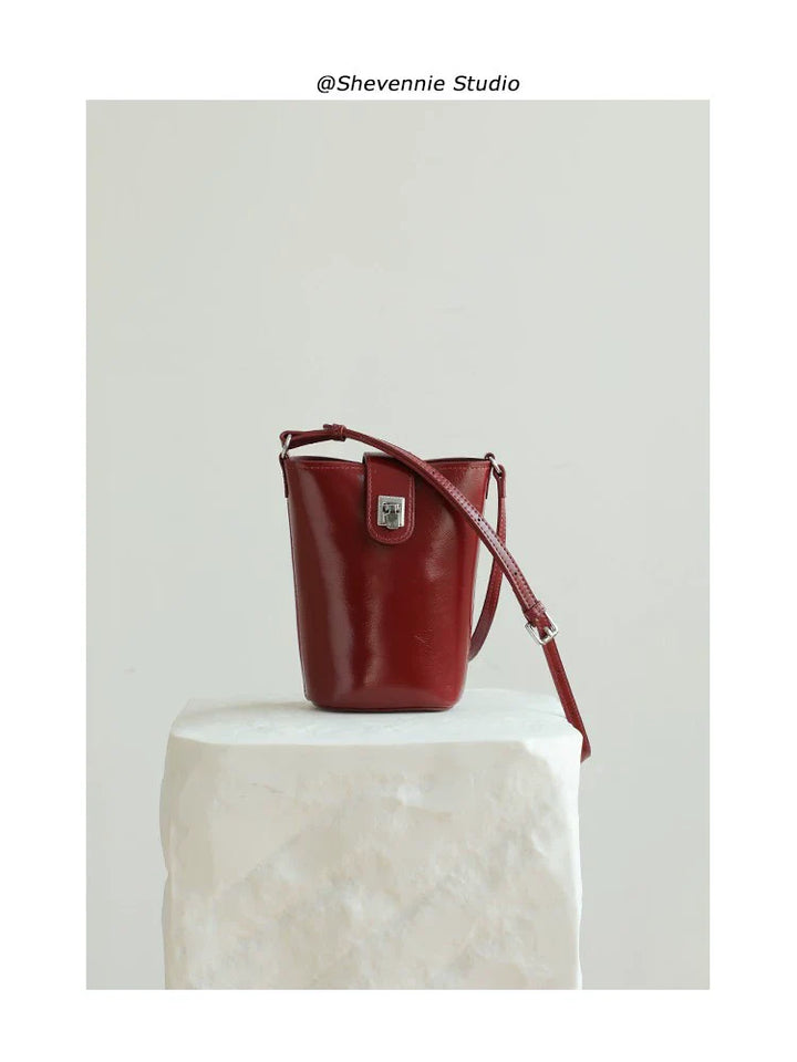 Shevennie Leather Crossbody Bag