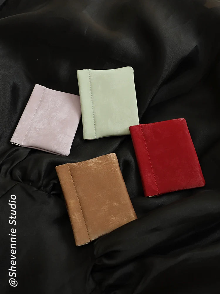 Silk Leather Card Holder