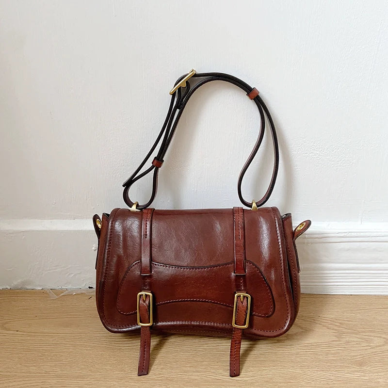 Rongqing Leather Shoulder Bag