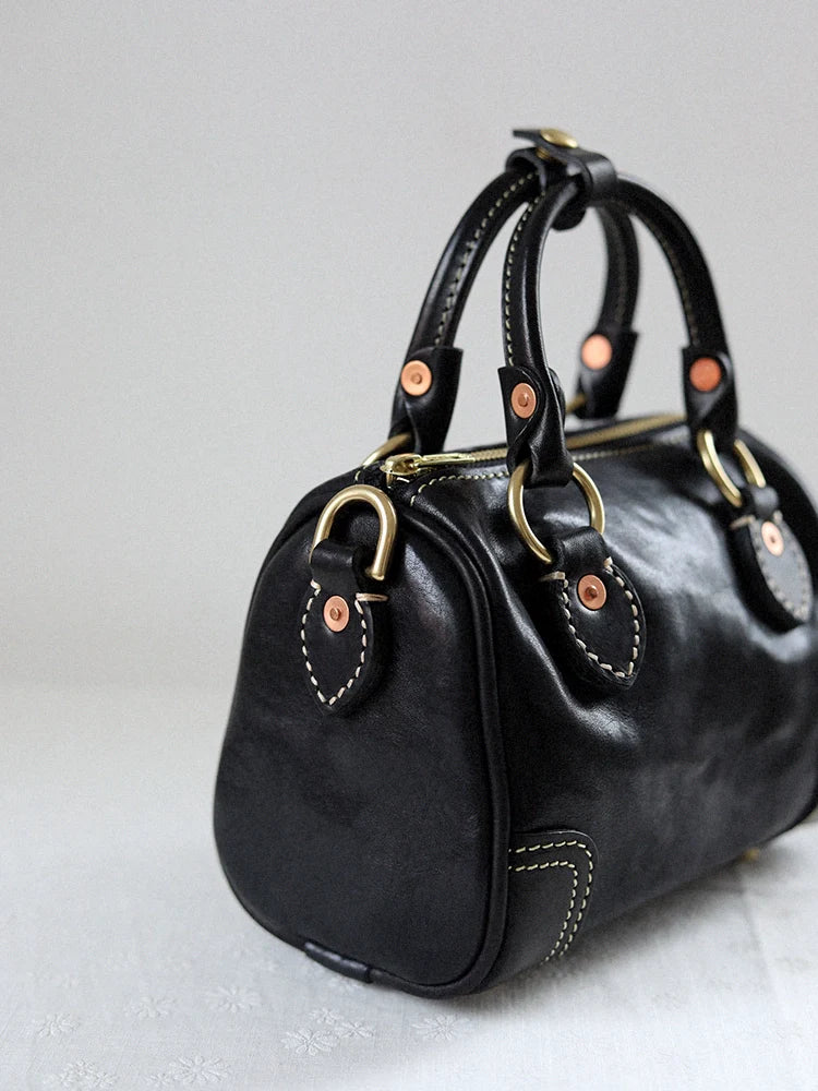 Obsidian Petite Boston Bag