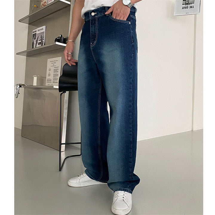 Straight Wide-Leg Jeans