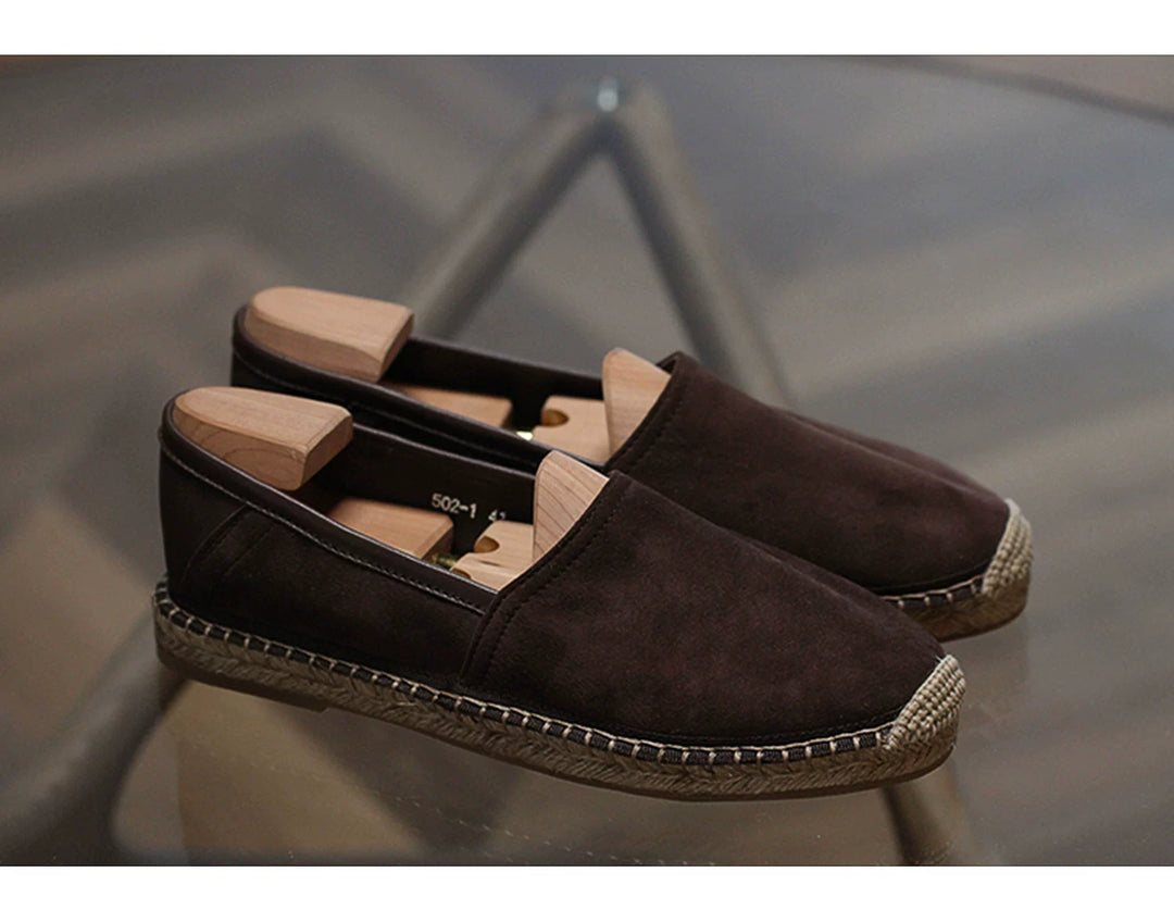 Yizhi Suede Fisherman Loafers