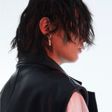 Silver Zipper Design Ear Clips Trendy & Versatile Earrings
