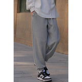 Spring Cotton Loose All-Match Knit Beam Sports Pants - Unisex