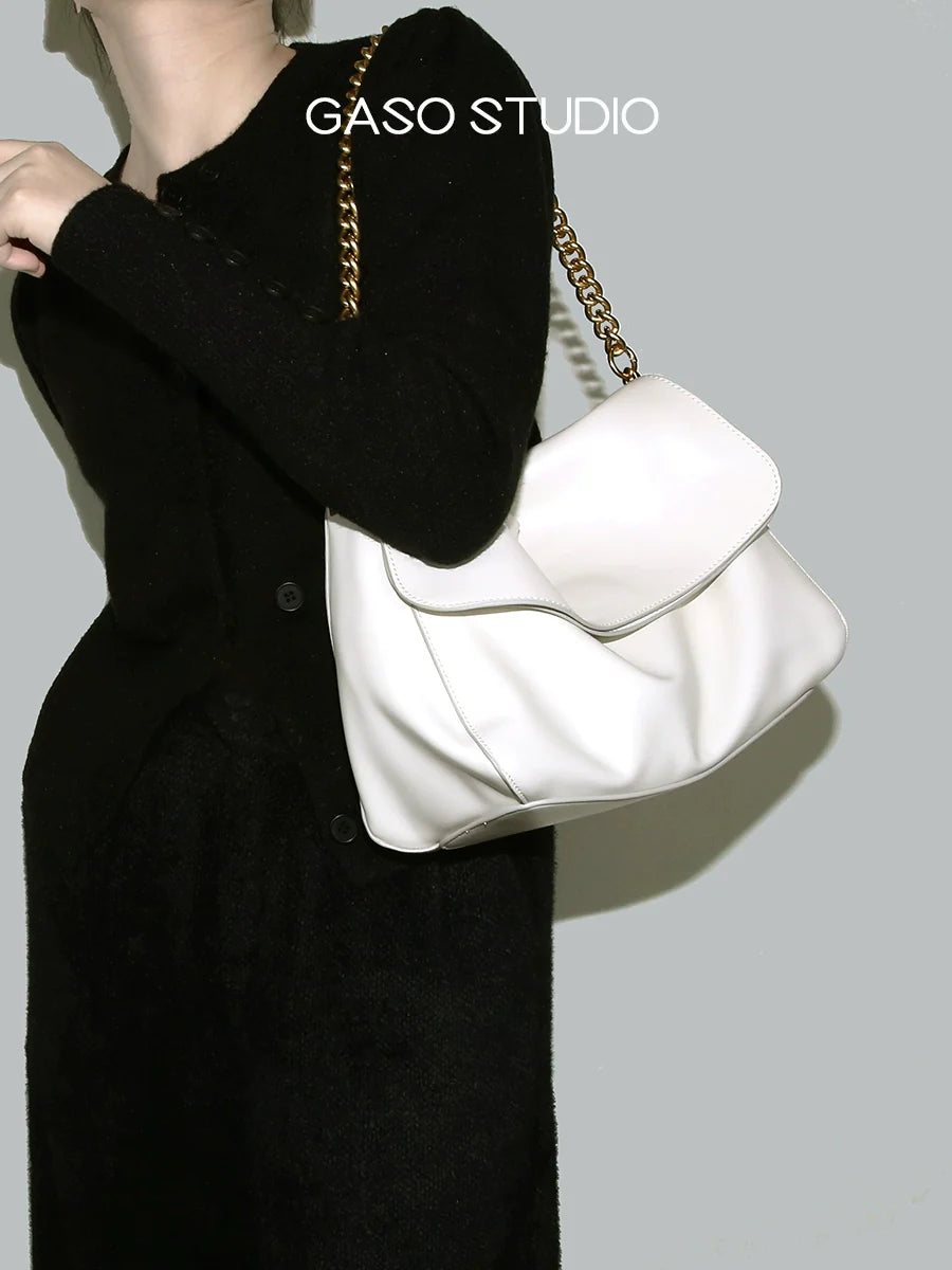 Sleek Chain Crossbody Bag