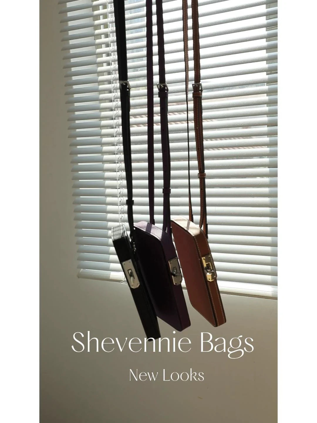 Shevennie Metal Buckle Leather Crossbody