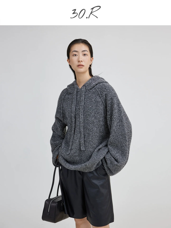 Yak Wool Hooded Sweater