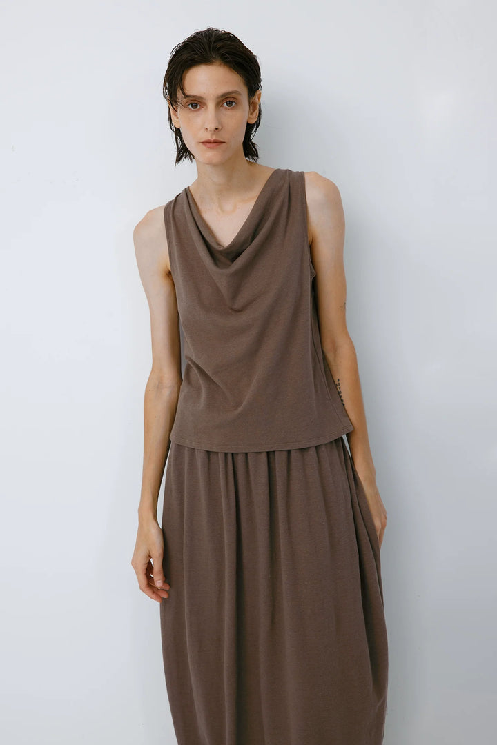 Linen Cotton Sleeveless Top