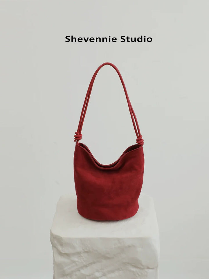 Mercer Suede Bucket Bag