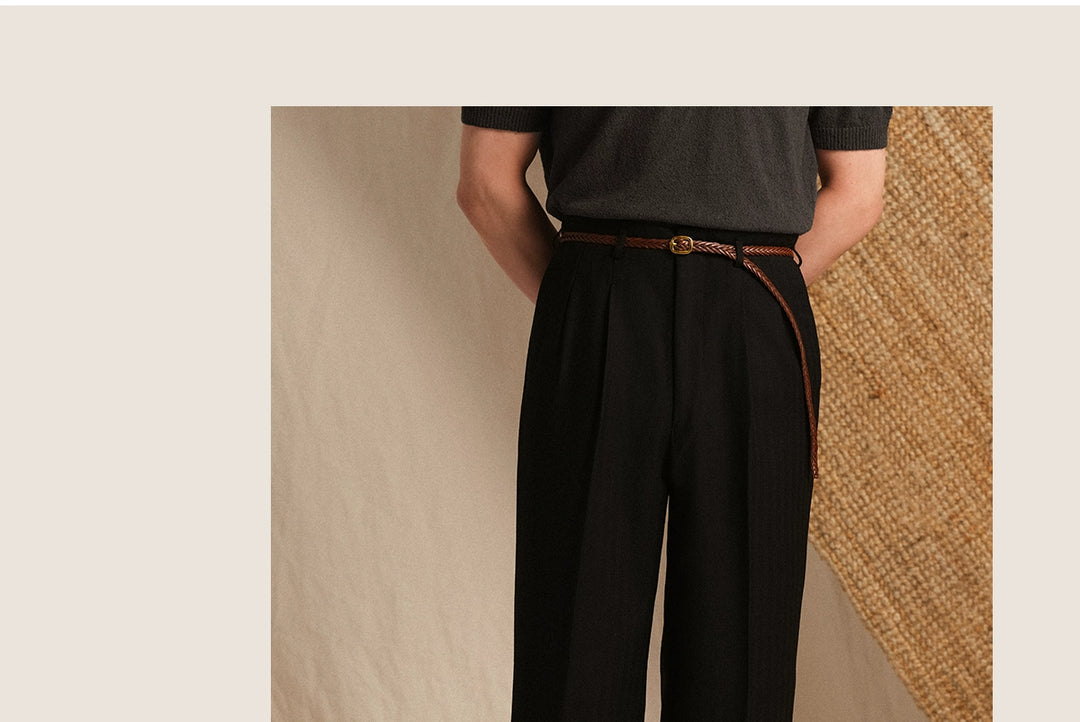 Wool Vintage Hollywood Trousers