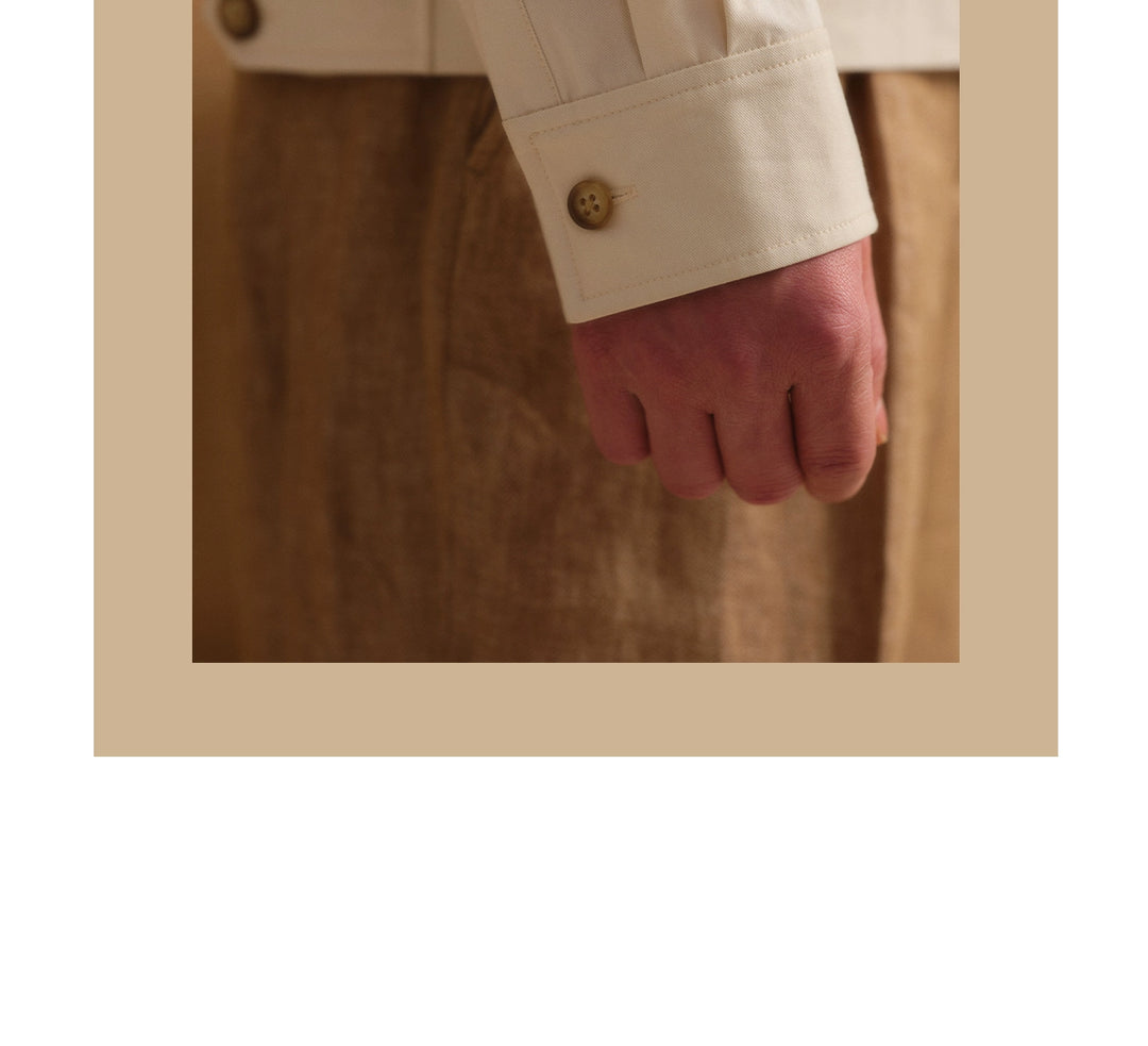 Cuban Collar Workwear Jacket