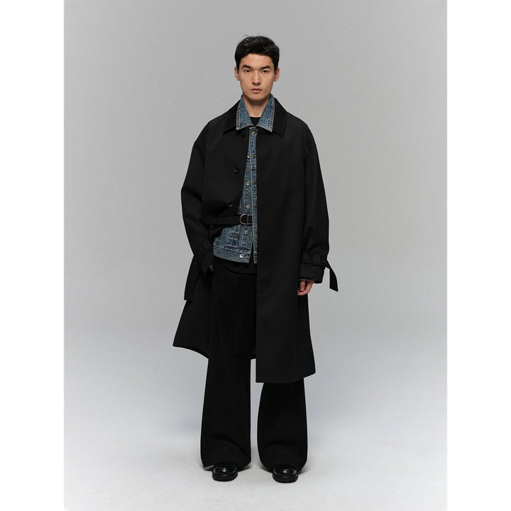 Wool Twill Trench Coat