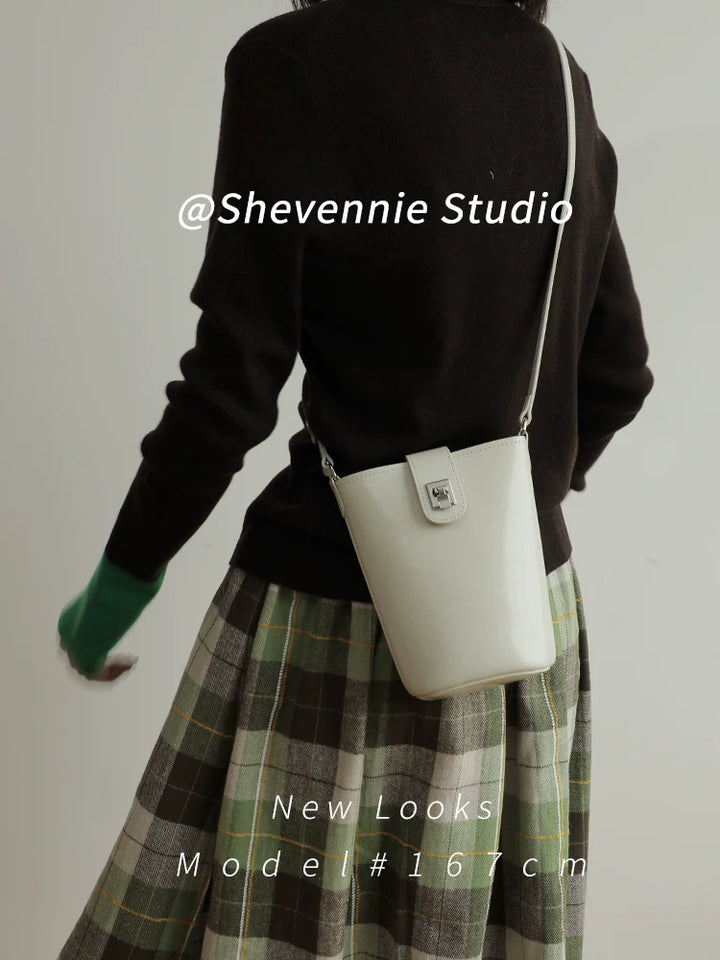 Shevennie Leather Crossbody Bag