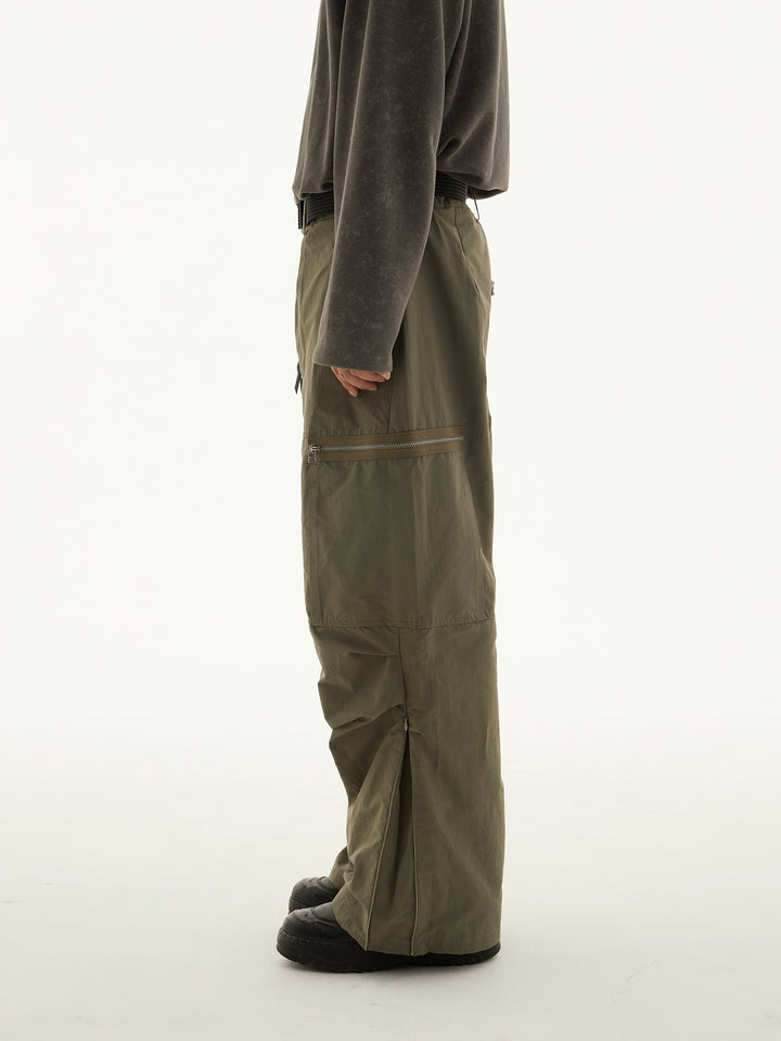 Nylon Cargo Trousers