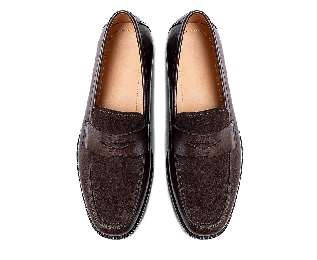 Yizhi Patchwork Loafers