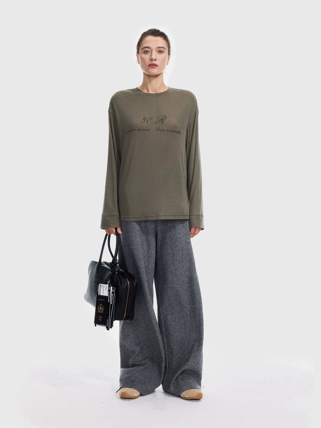 Tencel Wool Long Sleeve Tee