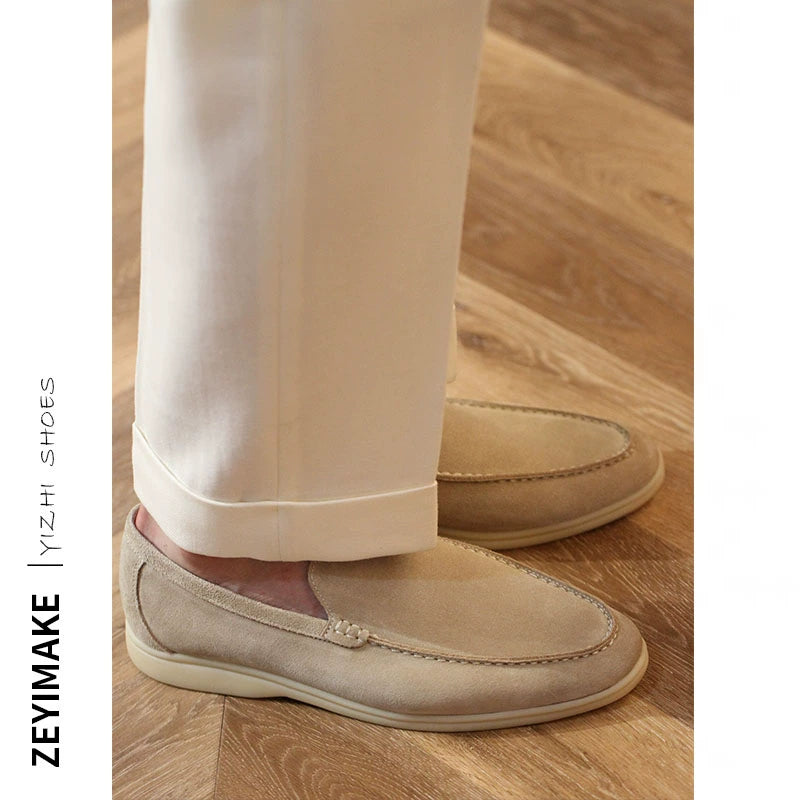 Yizhi Suede Loafers