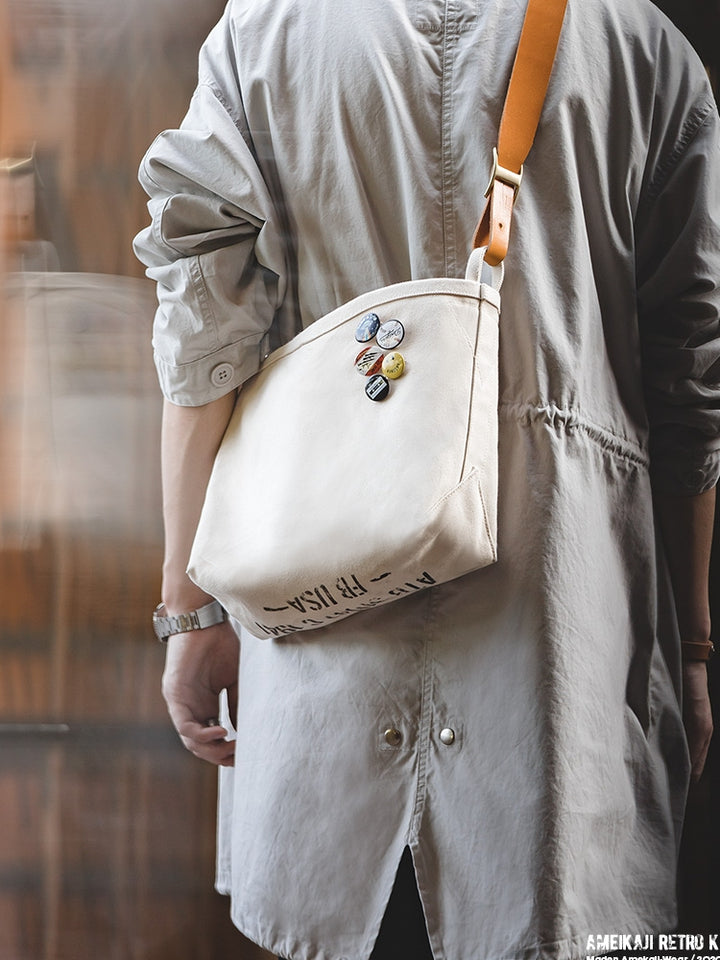 Canvas Messenger Bag