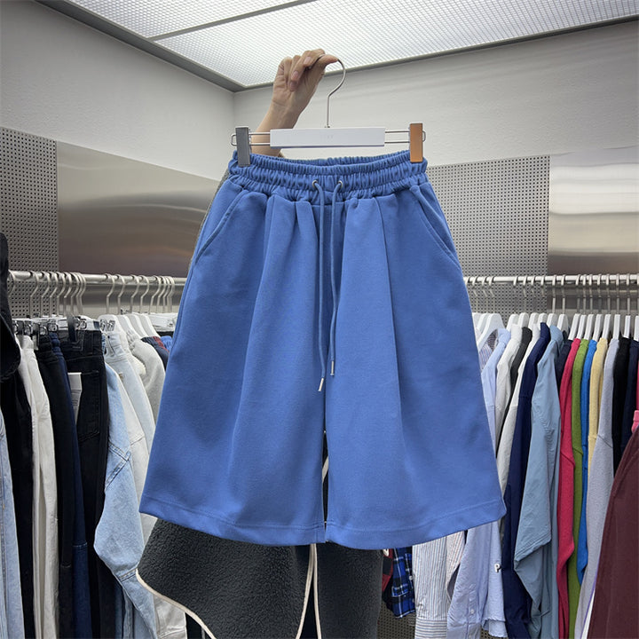 Pleated Wide Leg Shorts