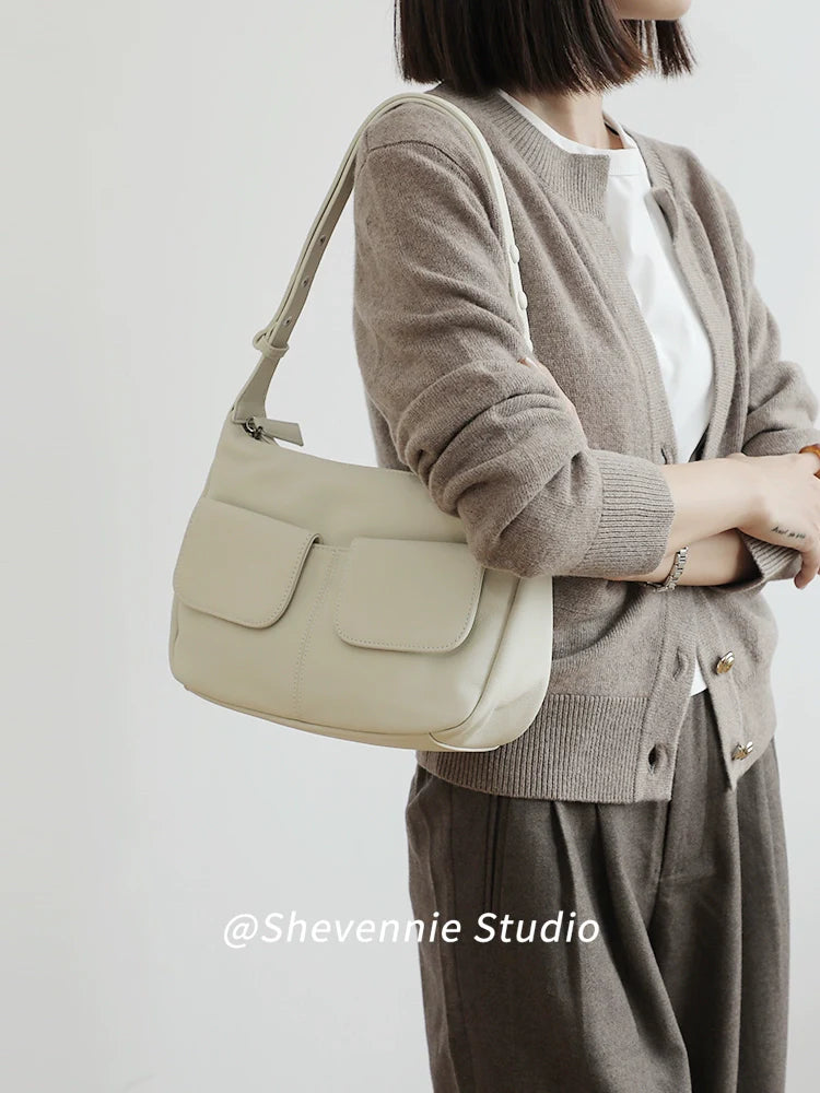 Leather Commuter Tote