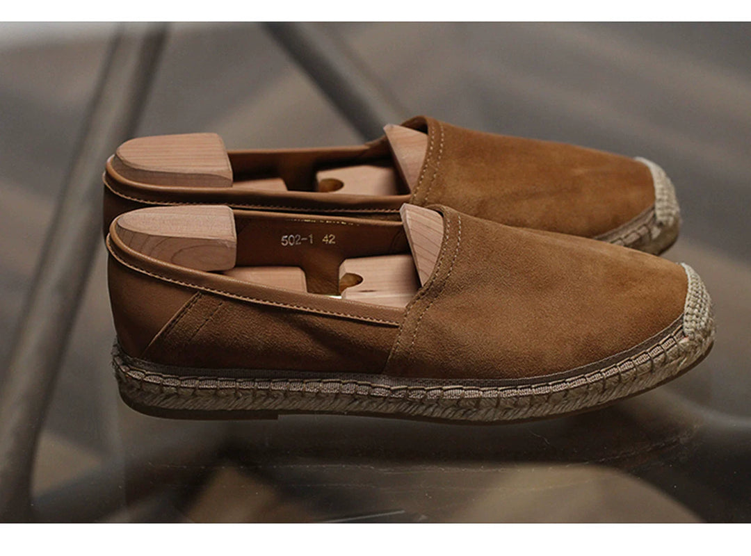 Yizhi Suede Fisherman Loafers