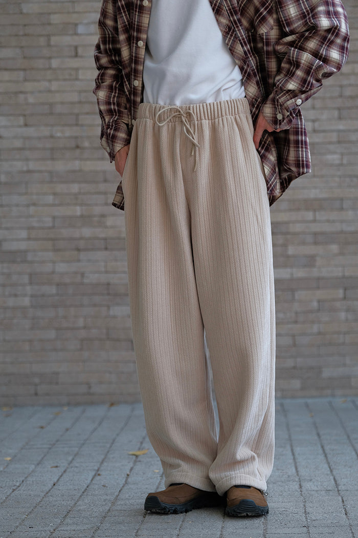 Chenille Drawstring Pants